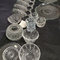17 PC Elegant Crystal 5th Ave, Gorham, Czech Republic, Dublin Ireland $50 Takes All