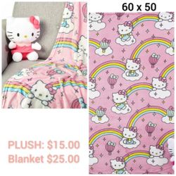 Hello Kitty BLANKET TODAY $35