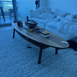 Coffee table and floating TV stand 