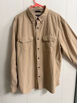 Carhartt Long Sleeve Button-Up Work Shirt — XL