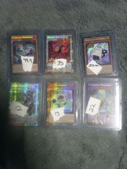 Yu-Gi-Yo Gem Mint Condition Cards