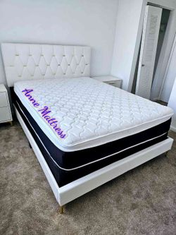 NEW QUEEN PILLOW TOP MATTRESS AND BOX SPRING