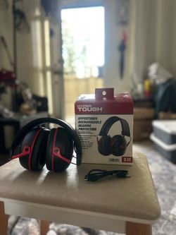 Hyper Tough Hypertunes Rechargeable Hearing Protection Earmuffs