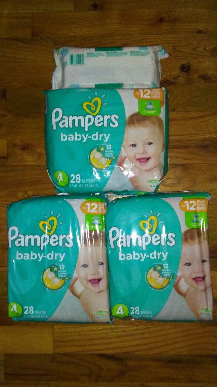 Pampers sz 4
