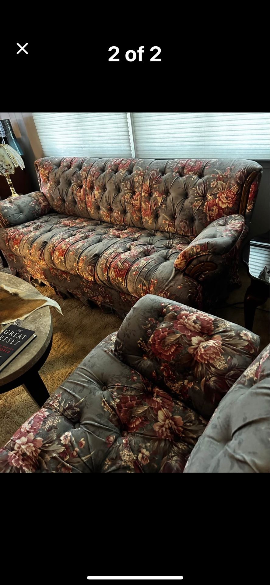Vintage Couch & Chair