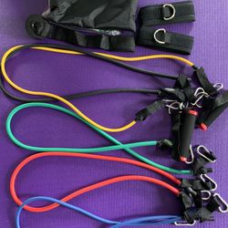 Tube Style Resistance Bands Set