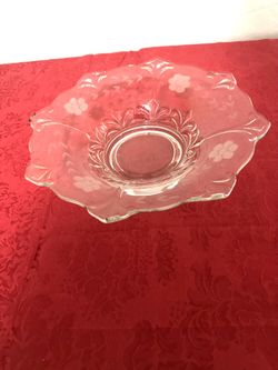 Glass bowl/dish centerpiece Candy Holder