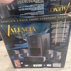 Valencia Home Theater Smart Surround Sound/ Complete 6 Piece