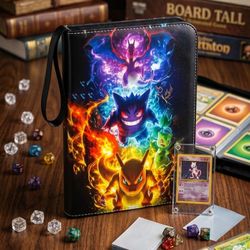 Pokemon TCG Card Binder Pikachh Ascended Heroes Destined Rivals Perfect Order 151 Mewtwo Mew Bulbasaur Squirtle Charizard Lucario Lugia Moltres Zapdos