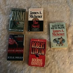 Lot Of 5 Paperback Books 