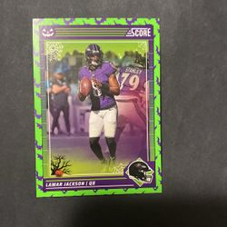 Lamar Jackson 2024 Green Bats #19