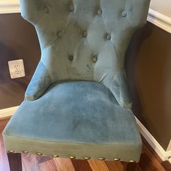 Teal Dinning Room Chairs 