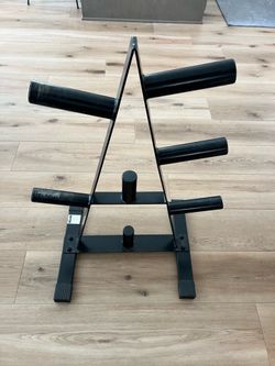 Weight plate rack