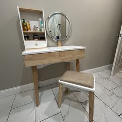 Like New White Vanity 