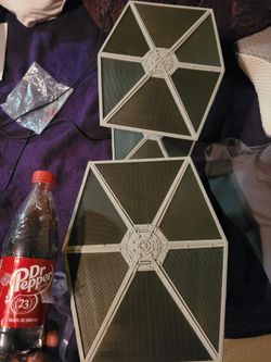 3/4 scale tie fighters Fits with the vintage collection scale