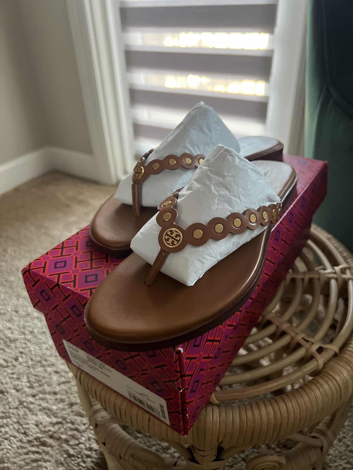 New TORY BURCH Scalloped Sandals