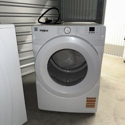 Whirlpool 4.5 cu. ft. Front Load Washer White and 7.4 cu. ft. Electric Dryer White 