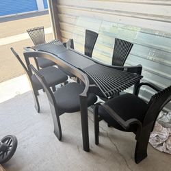 Totem Dining Table Set by Torstein Nilsen for Westnofa, 1980s