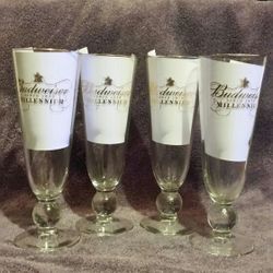 Budweiser Millennium Glasses
