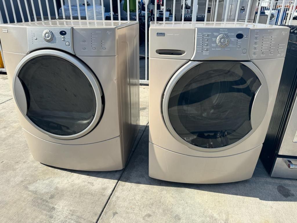Kenmore Elite Washer And Dryer Front Load  Almond Color 