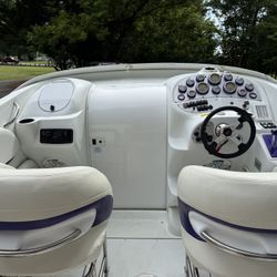 2001 Baja 29 Outlaw 468 Twin Built Triple axle aluminum trailer 