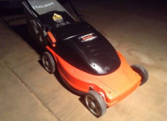 Black and decker electric mower