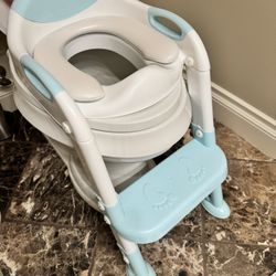 Free Kids Toilet Seat With Step Ladder 
