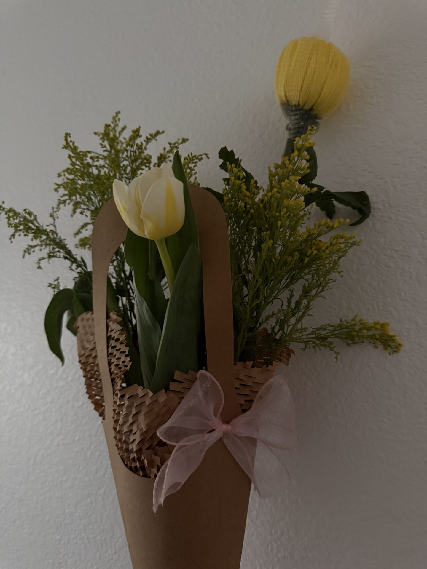 Yellow flower arrangement
