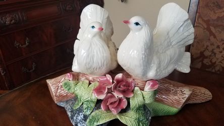 Large porcelain statue