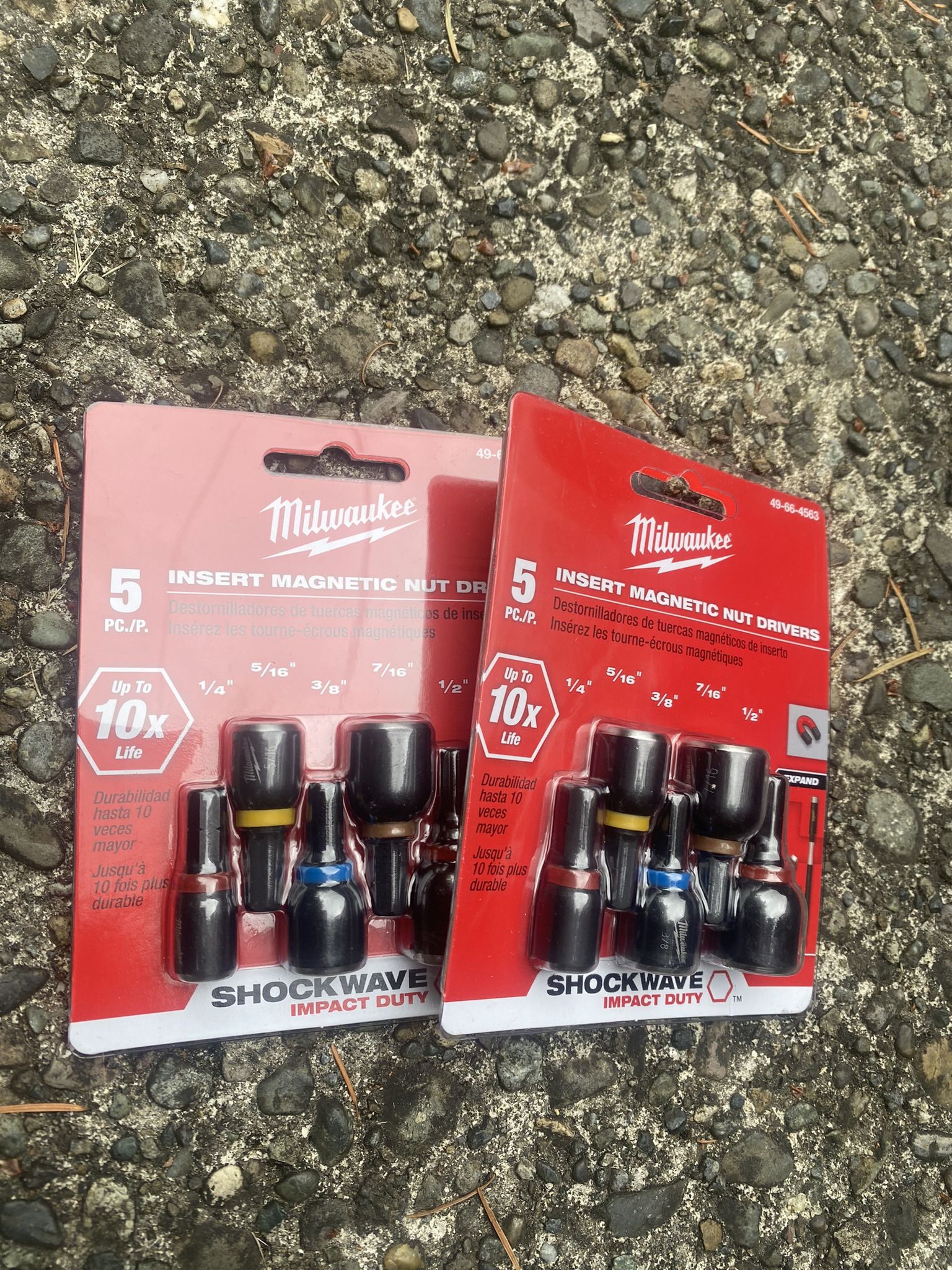 2 Insert Magnetic Nut Drivers Sets