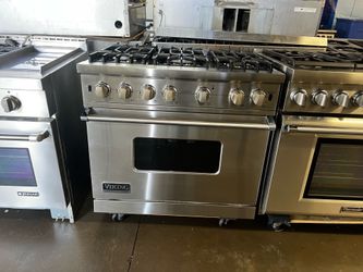VIKING 36”WIDE ALL GAS RANGE STOVE STAINLESS STEEL