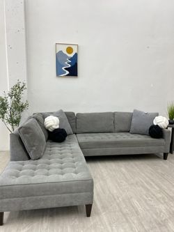 Z Gallerie Vapor Style Daybed Sectional Couch