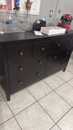 Espresso Black Drawer Chest