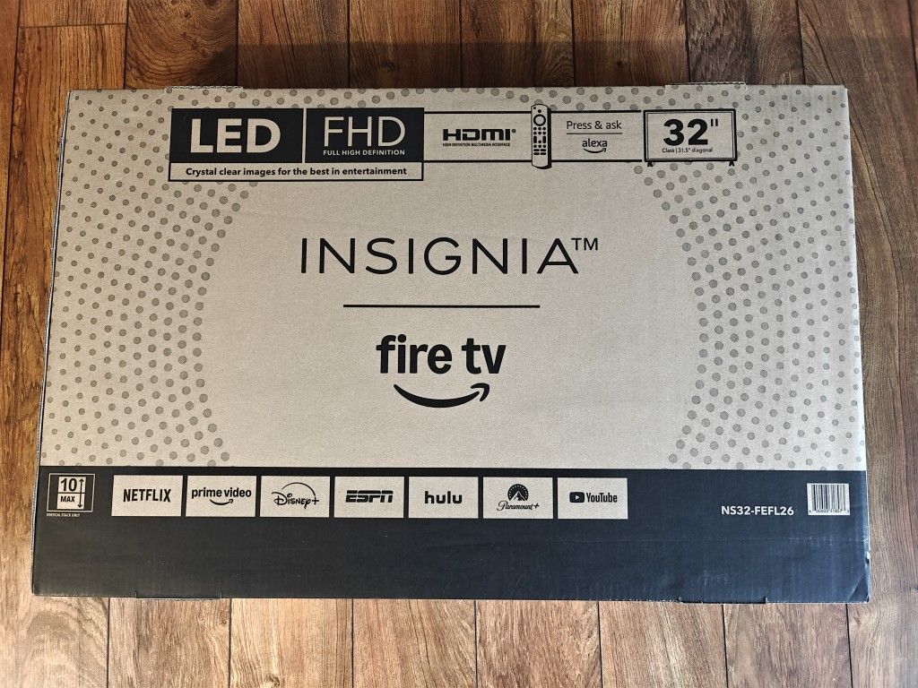 Insignia 32" Fire TV FHD LED Smart TV - Never Opened