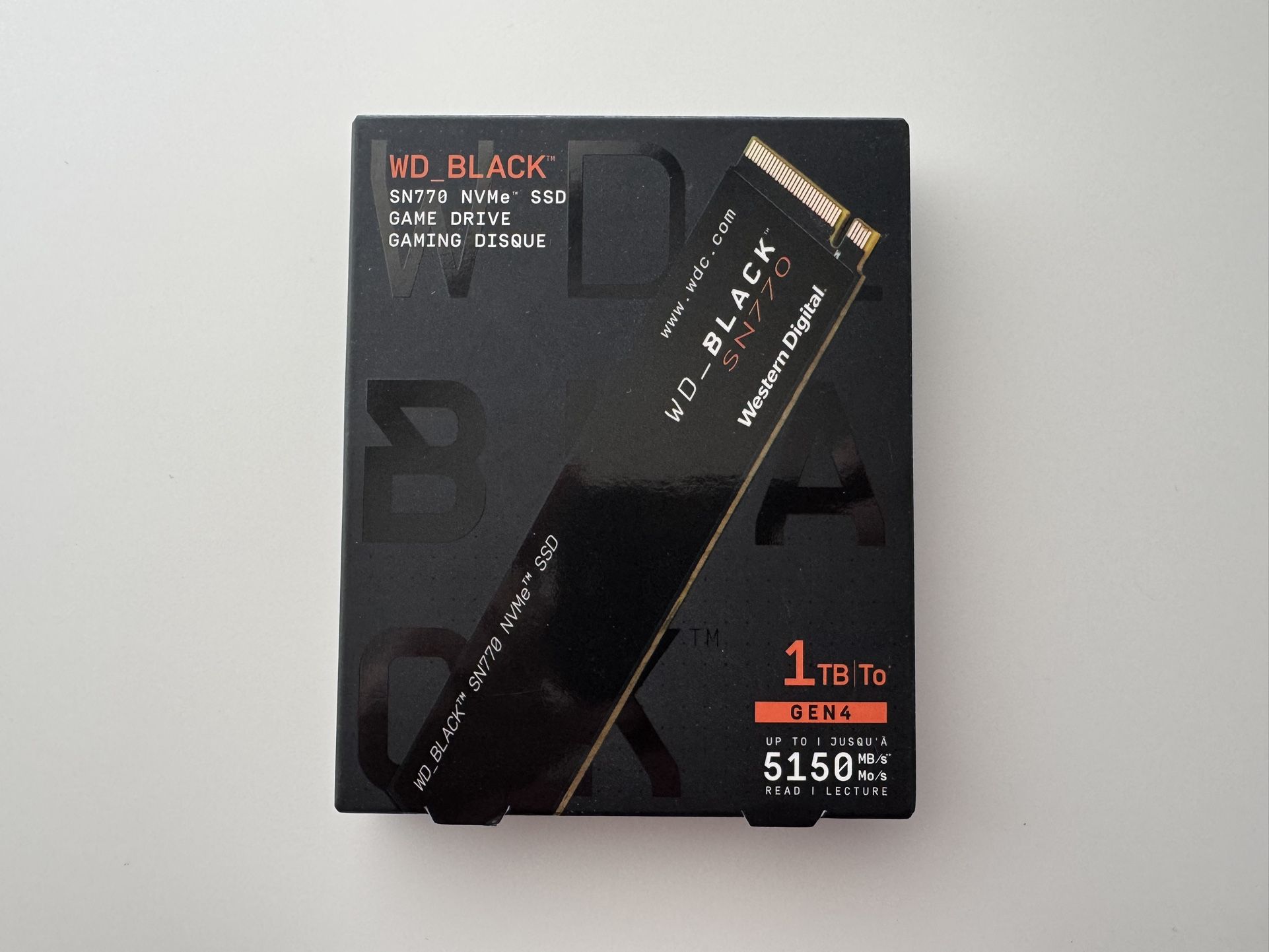 1TB WD Black NVMe SSD
