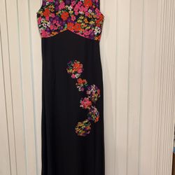 Vintage 1970s Floral Dress