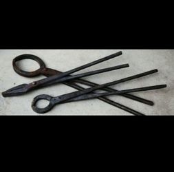 3 Blacksmith Tongs 