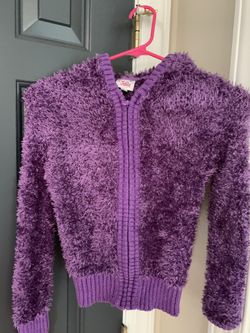 Girl size 10 purple jacket
