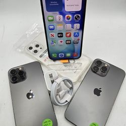 Apple IPhone 13 Pro Max 256gb Unlocked Any Service With Case Chargers Warranty $390