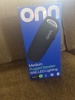 MEDIUM RUGGED SPEAKER with LED LIGHTING $10