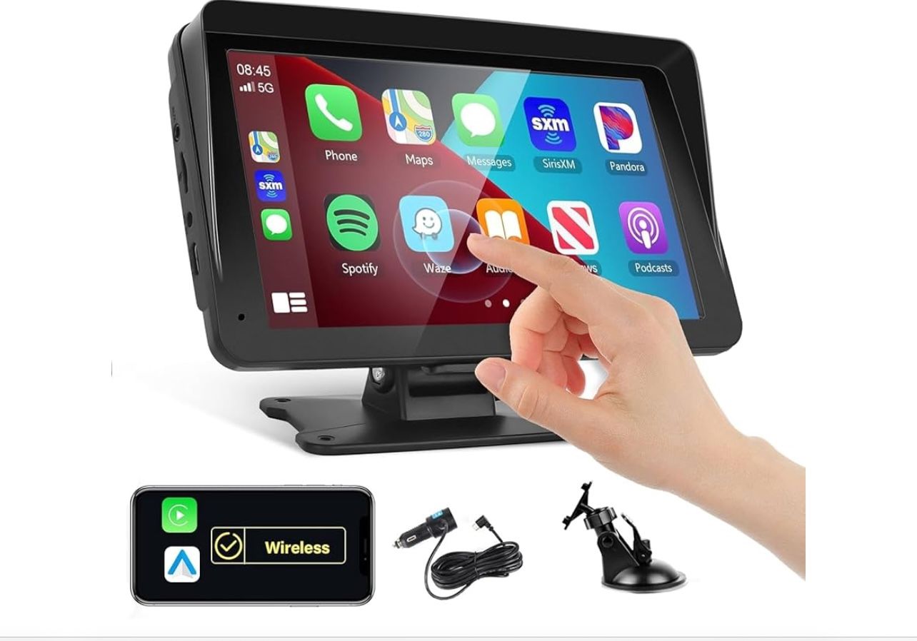 Portable Car Stereo Wireless Carplay Android