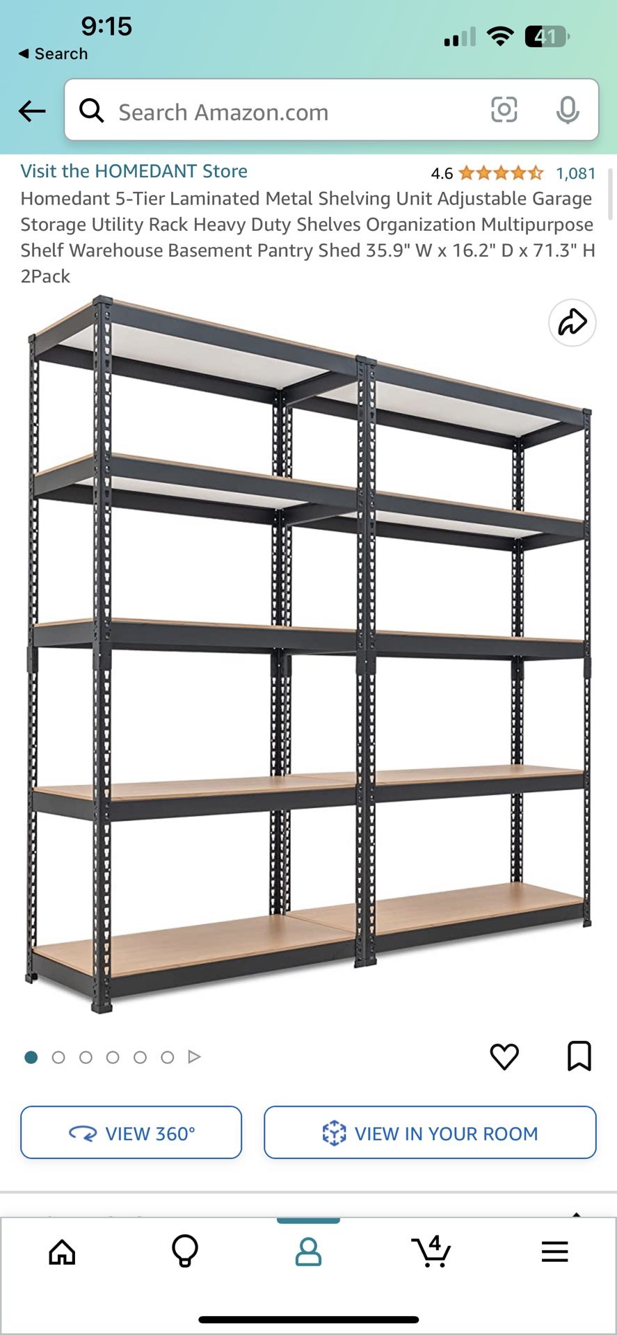 Metal Shelving Storage Racks