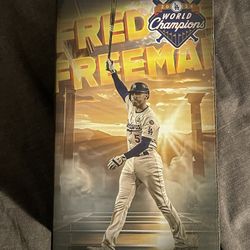 Freddie Freeman World Series Grand slam Bobblehead 