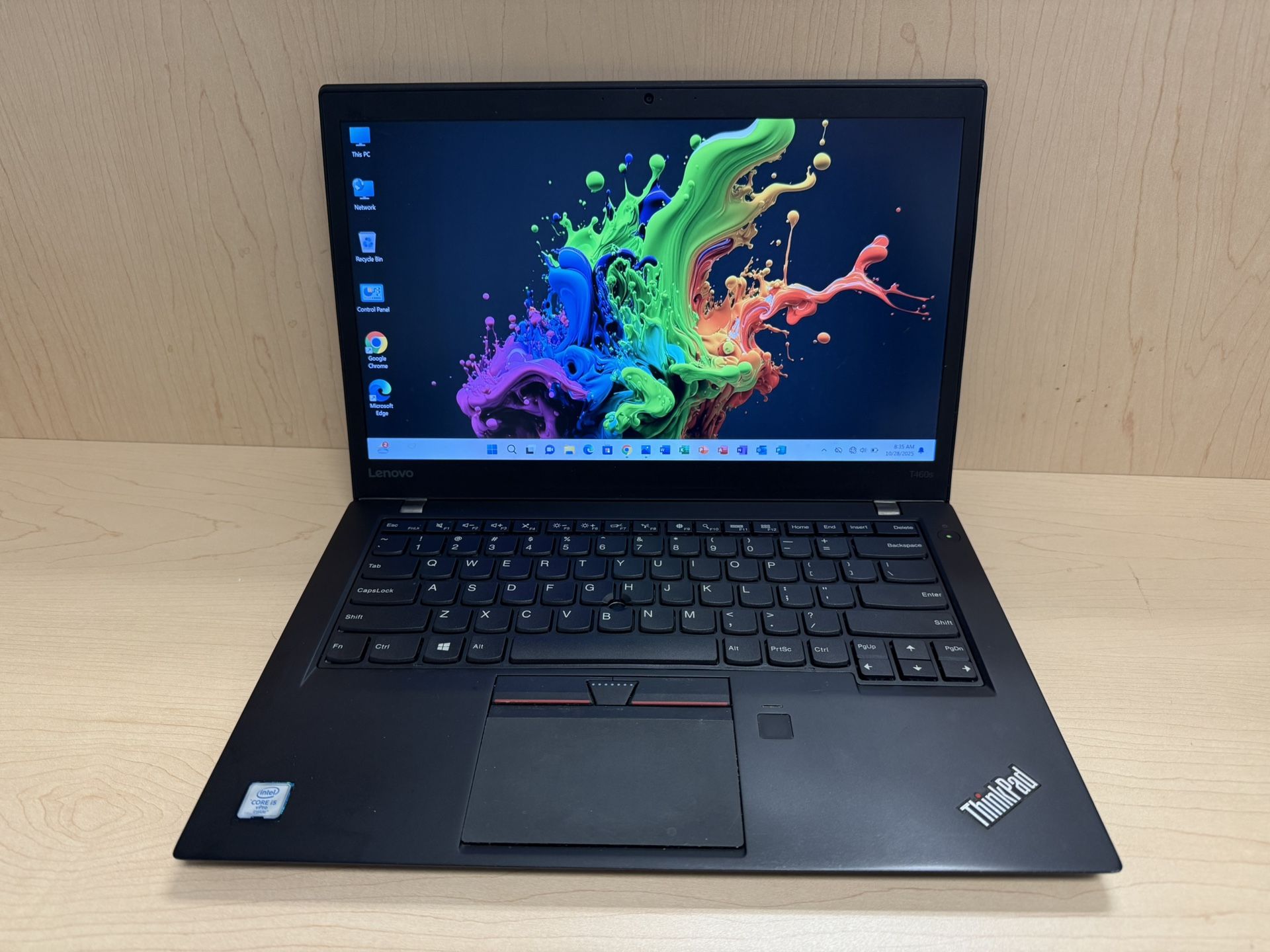 Lenovo T460s, Intel Core i5, 2.40 GHz, 8 GB RAM 250 GB SSD NVME Wireless 🛜 Webcam Bluetooth HDMI Mini Display Port Fingerprint Reader Windows 11 Pro 
