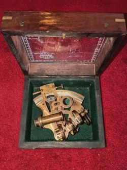 Antique Nautical Sextant