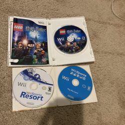 Wii Sports & Wii Resort Sports & Lego Harry Potter