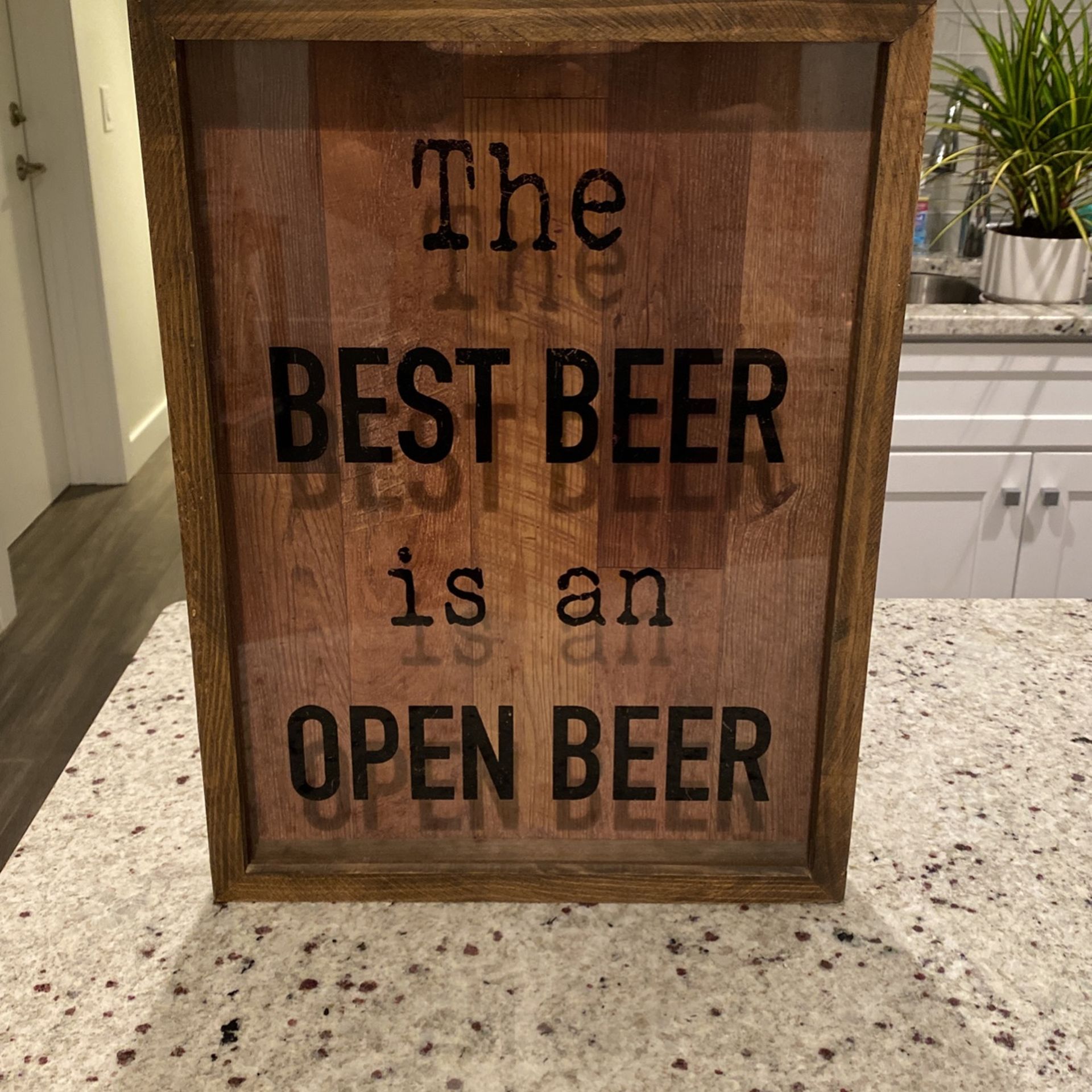 Beer Cap Shadow Box