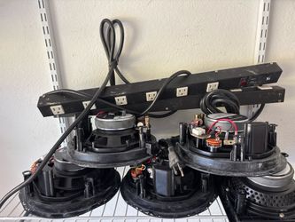 Audio / Electronics Parts Lot – Speakers, Wire, Power Strips