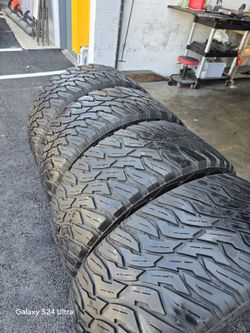 4 used tires Lt33x12.50r20 Arroyo Tamarrok MT $250.00