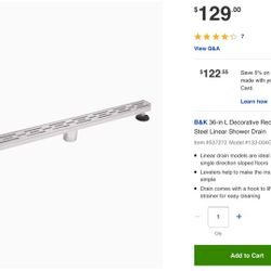 Brand New Linear Shower 36" And 24"